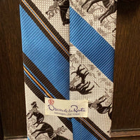 Hunt Scene Horse & Hound tie