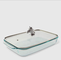 Arthur Court| Casserole Dish|Horse head lid