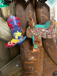 Ornament| Cowboy Boot| Barrel Racer