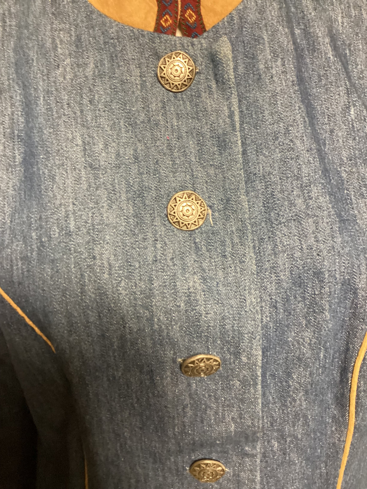 Vintage Denim Jacket | Fringe| Sharon Young