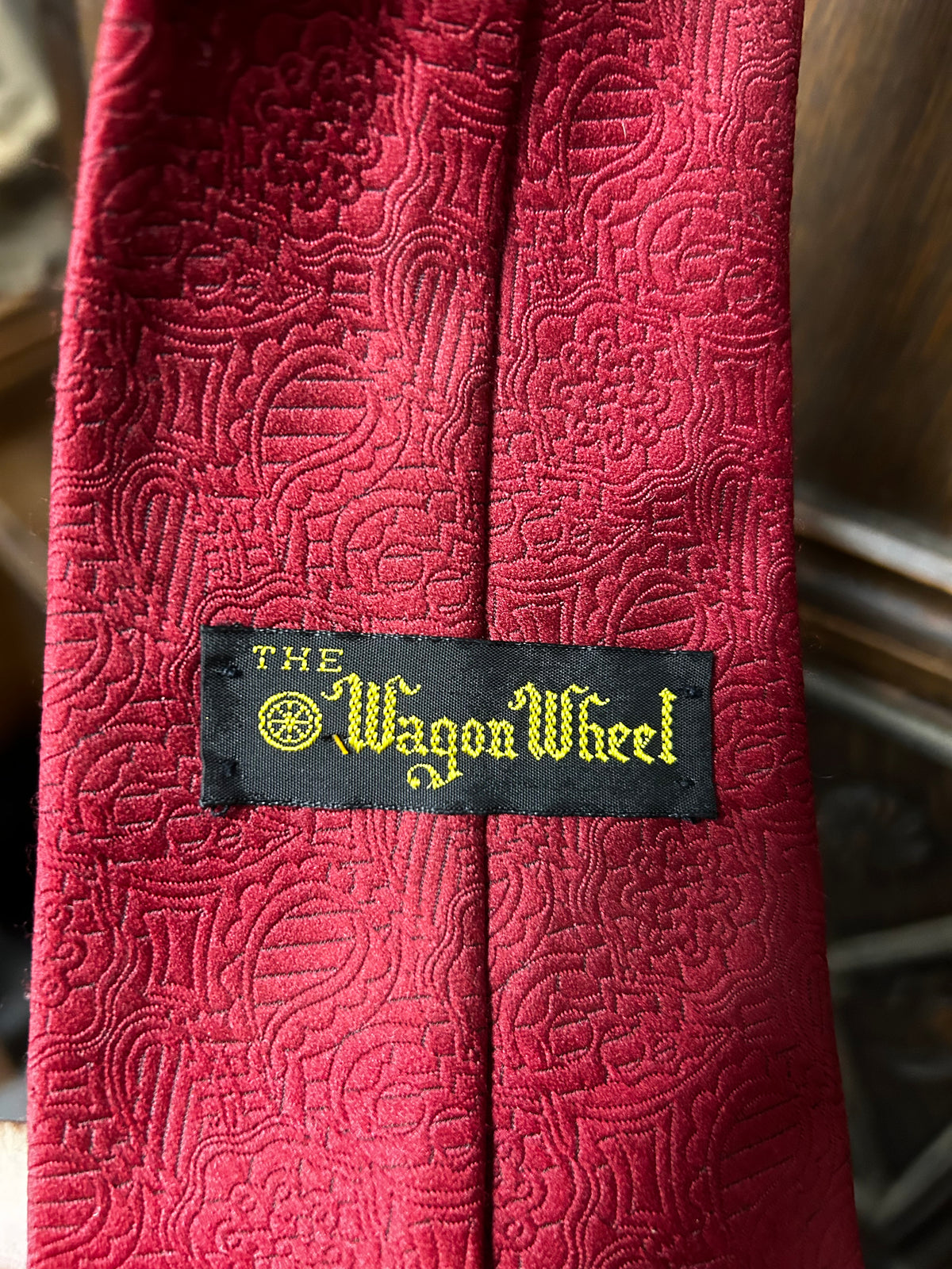 Necktie |Vintage| Wagon Wheel