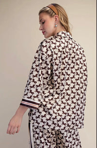 Blouse| Horse|Tan |