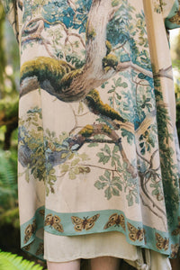 kimono |Market of Stars|Earth & Sky Bohemian Goddess Starduster Kimono w/Trees