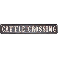 Sign| Cattle Crossing |Wall Decor