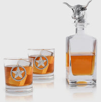 Arthur Court | Longhorn Decanter Set with Glasses