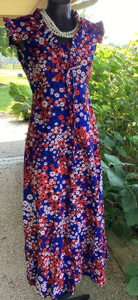 Vintage Maxi Dress| Floral