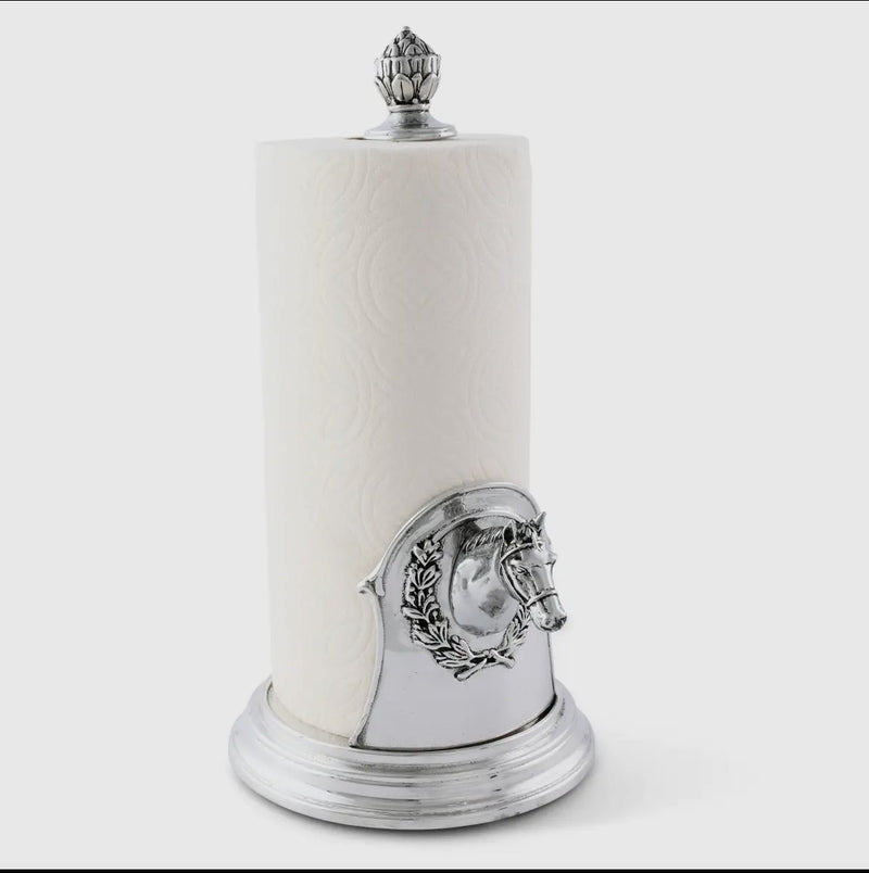 Arthur Court| Horse paper towel holder