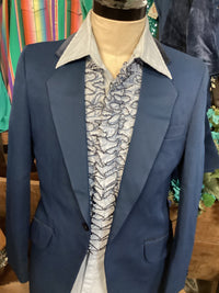 Vintage Shirt| Tuxedo | Ruffle