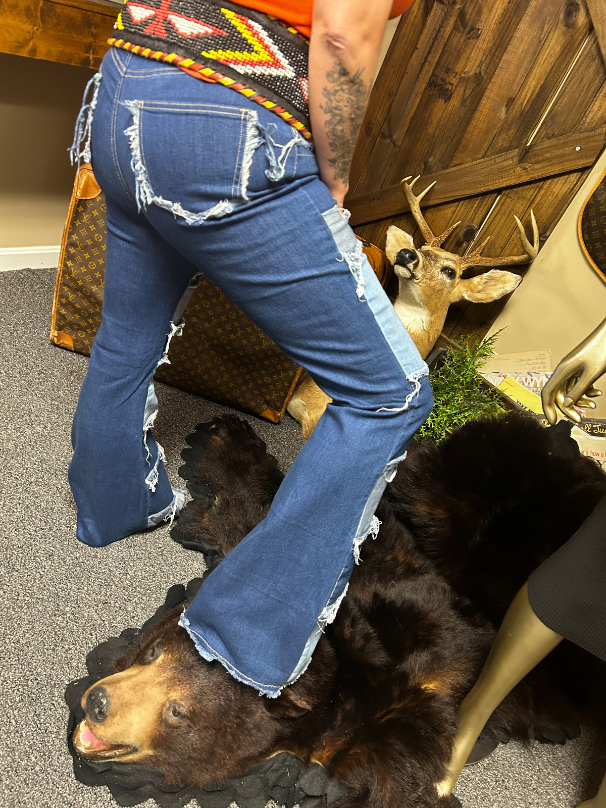 Ladies Jeans| patchwork