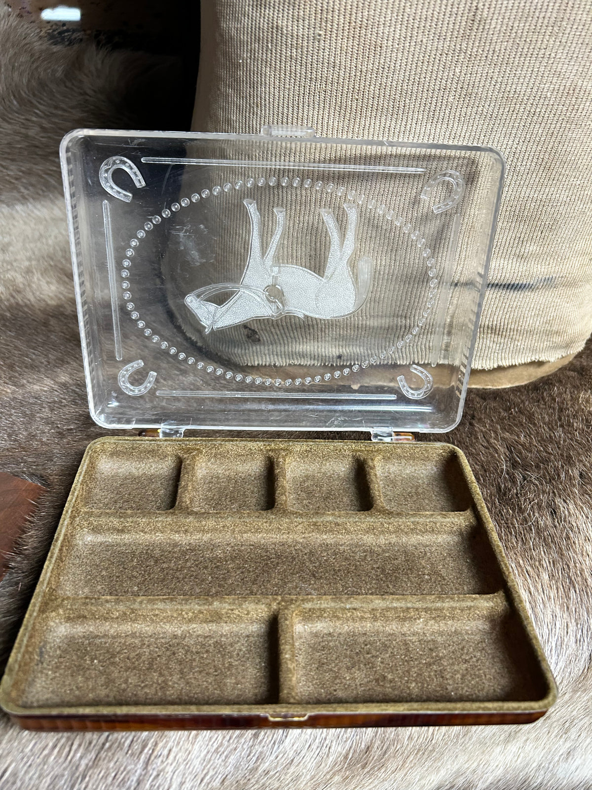 Vintage Jewelry Box| Equestrian |Hommer