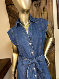 Denim Ladies Dress| Ruffle