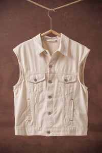 Ladies Vest | Denim | Western | Embroidered