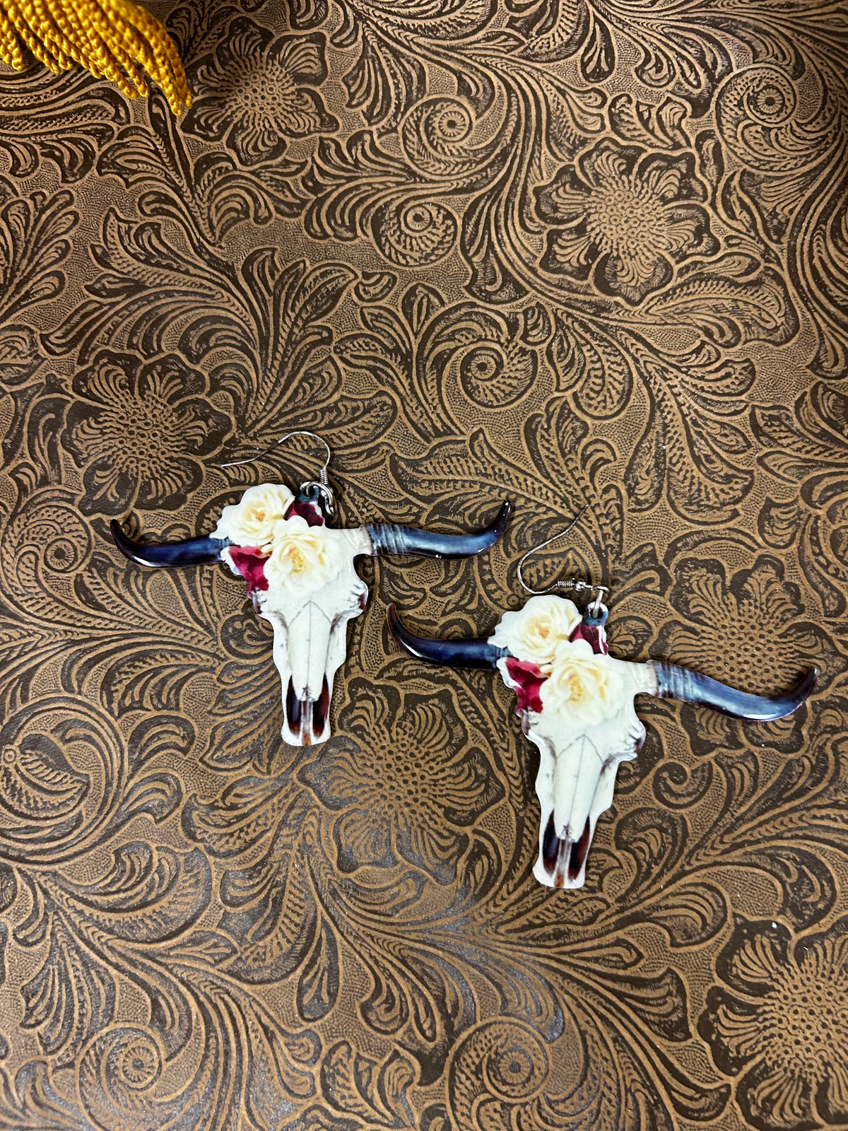 Long Horn Earrings
