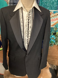 Vintage Tuxedo Jacket| Black| 42L