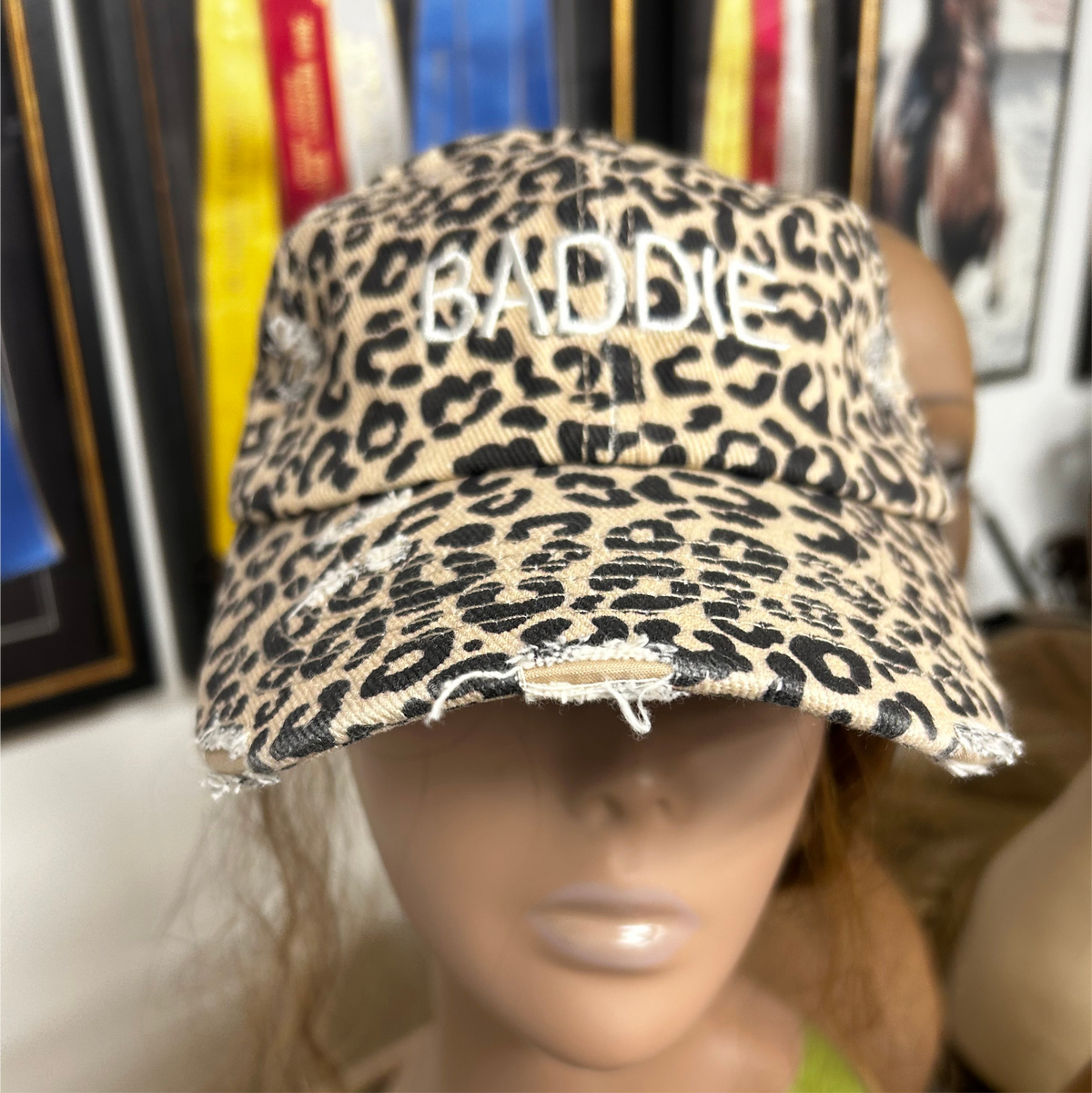 Ladies Ball Cap|Baddie | Leopard