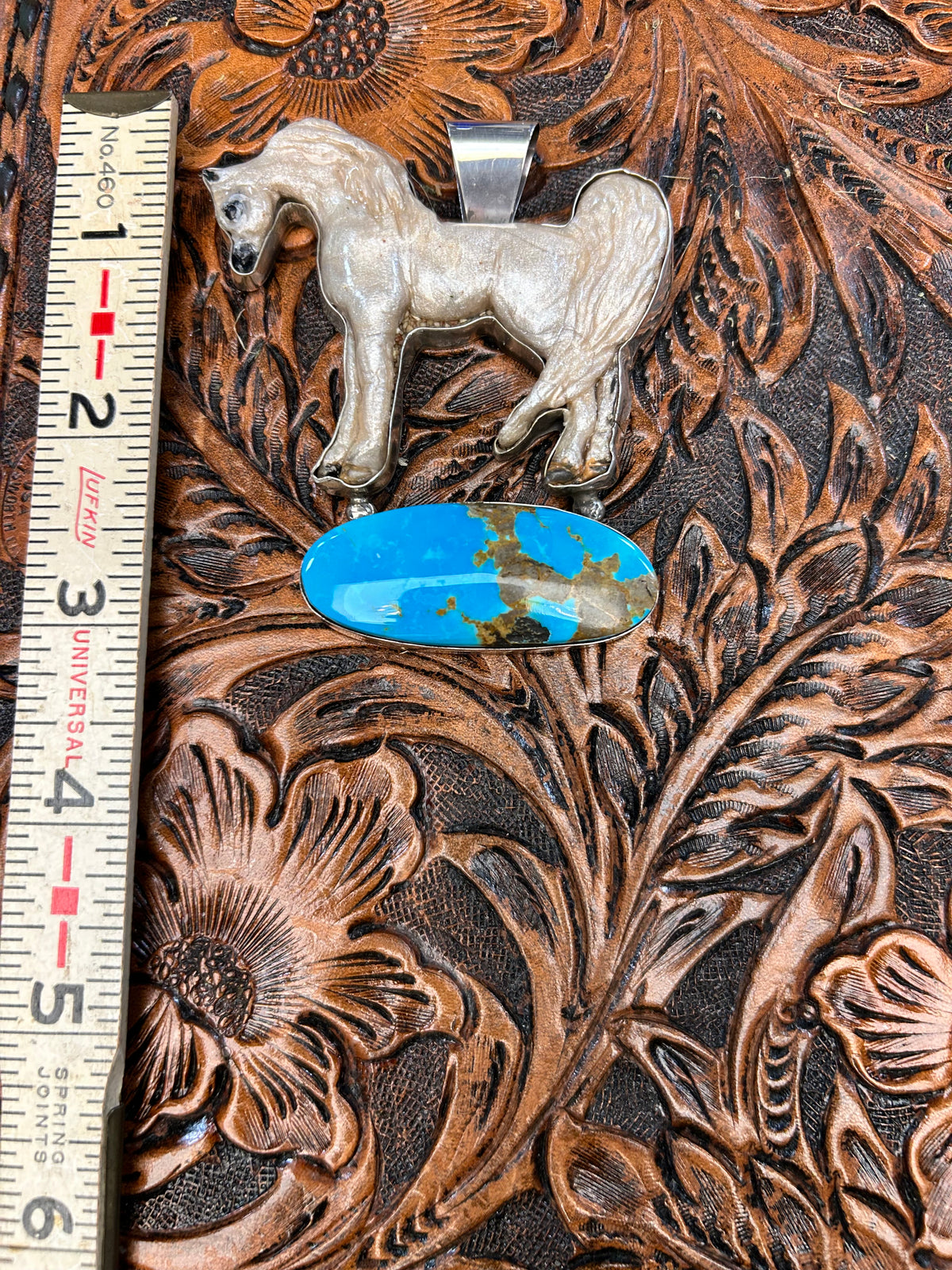 Arabian Horse Pendant | Turquoise