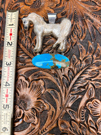 Arabian Horse Pendant | Turquoise