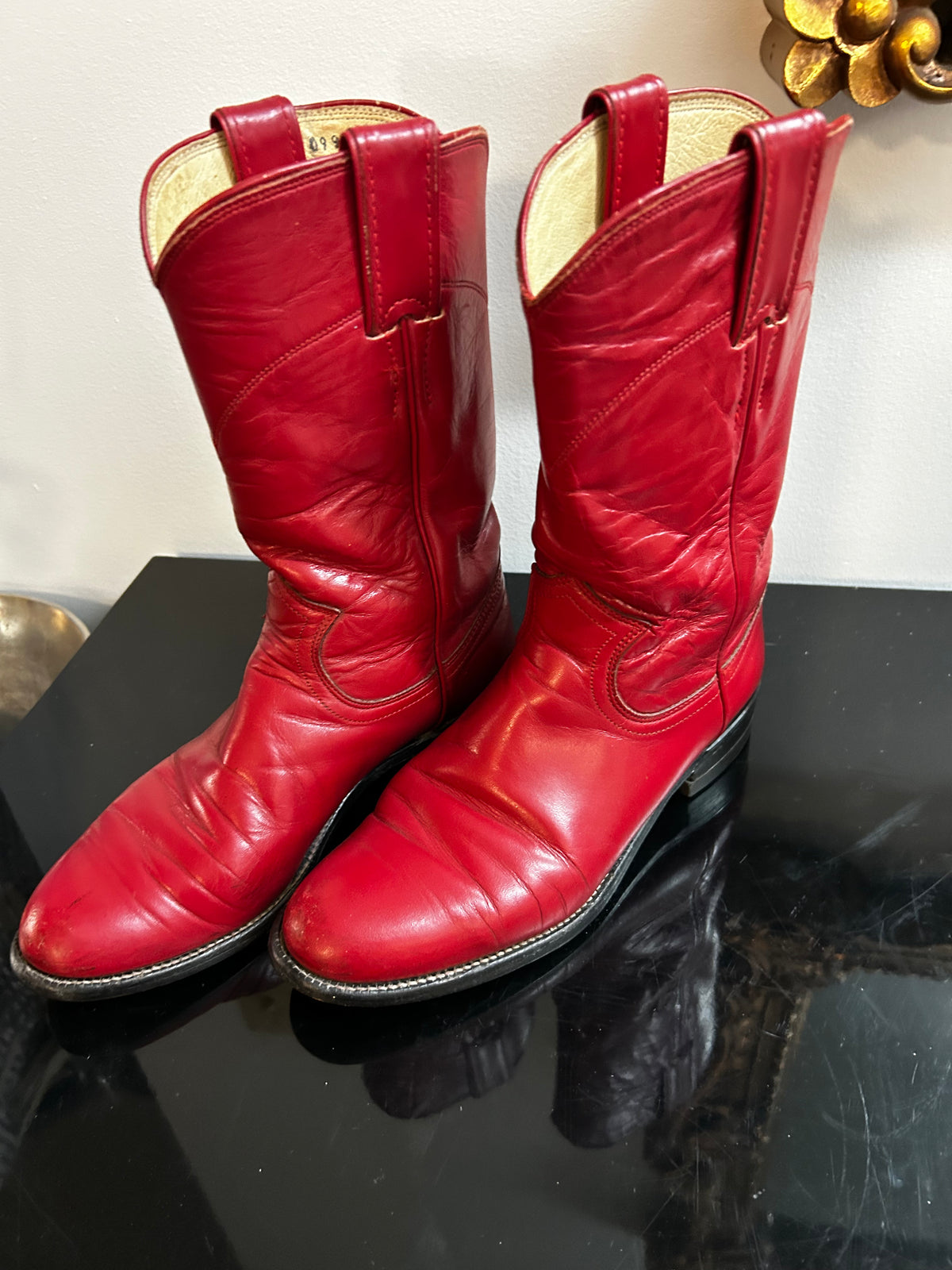 Vintage red, Justin Roper| size 5 1/2 women’s boot