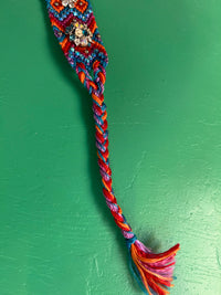 Hat Band| Beaded |Purple Orange Blue Crystal