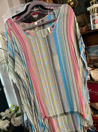 Ladies Top| pastel serape