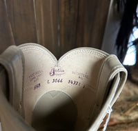 Vintage Ladies Boots|Justin Ropers|Taupe