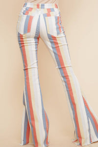 Ladies Denim | Jeans | Flare | Stripes