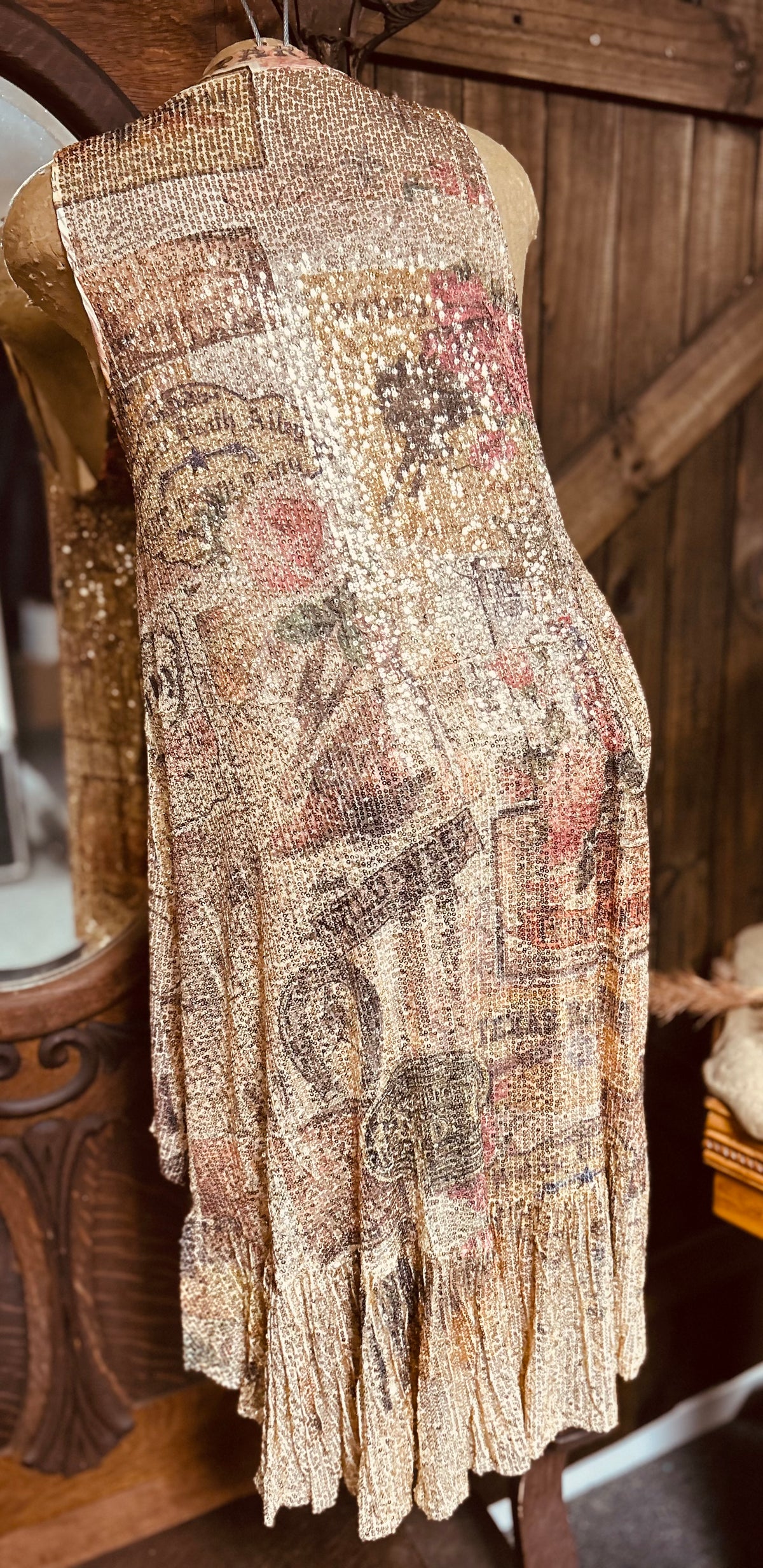 Ladies Vest |Rodeo | Sequin