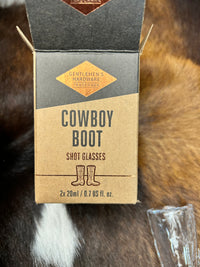 Shot Glass| Cowboy Boot| Set of 2