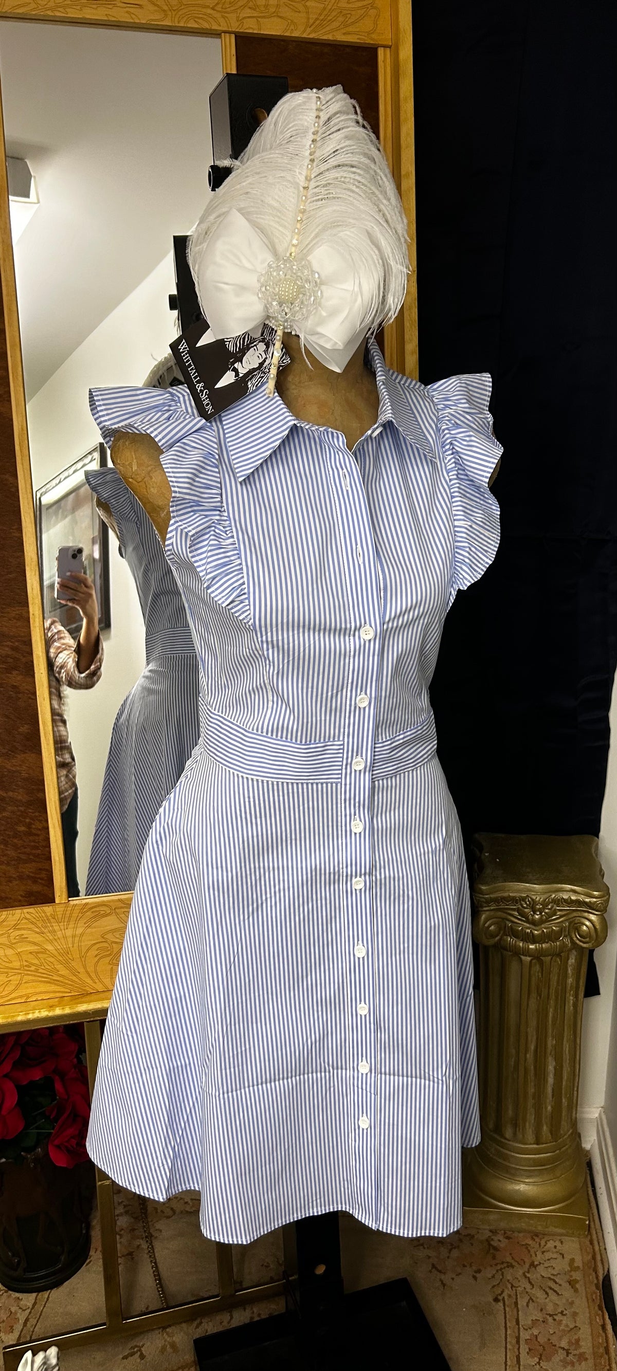 Ladies Dress| Ruffles | Stripe