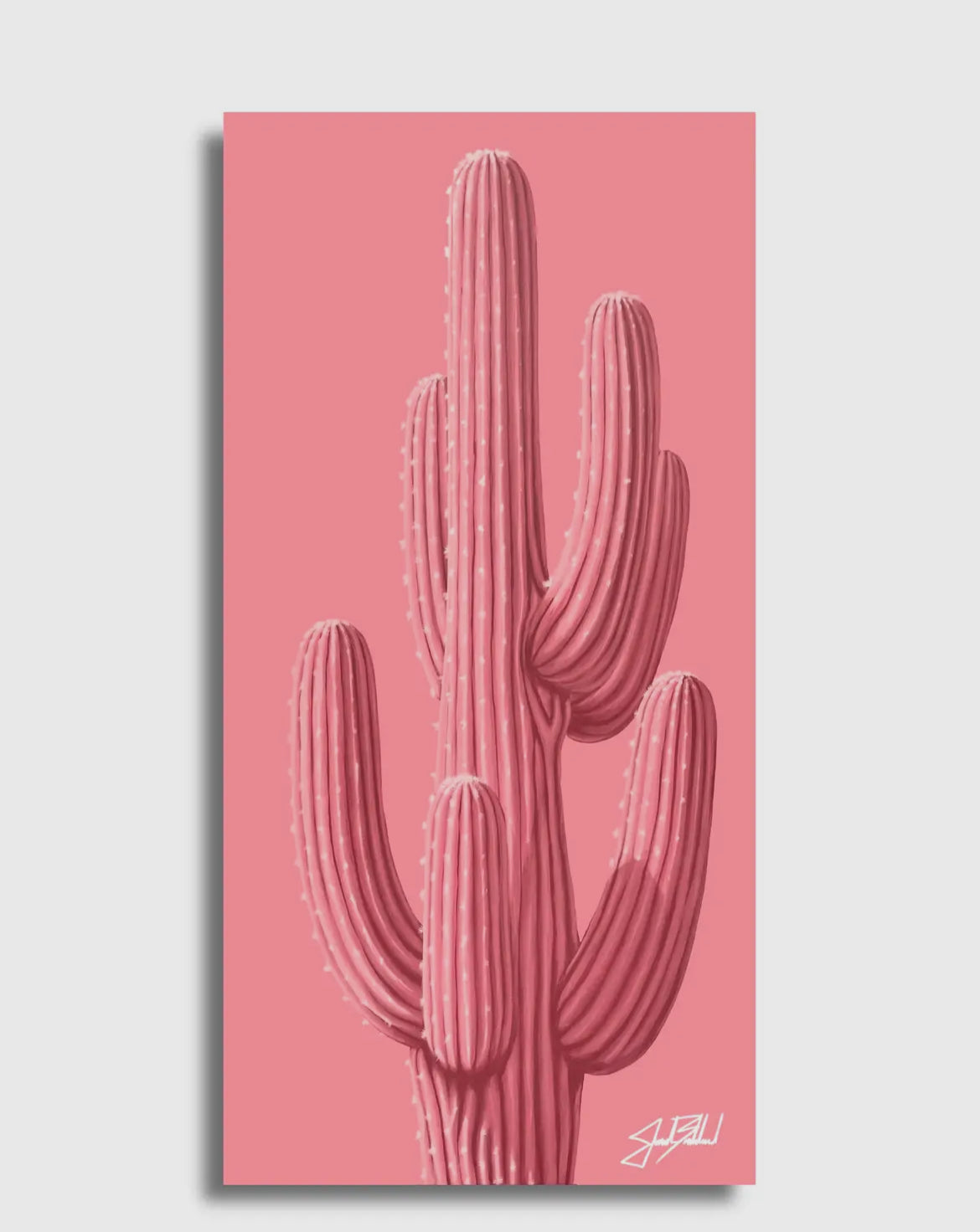 Saguaro Paper Print | 8”x16”