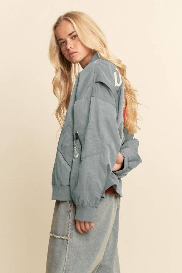 Jacket| WEST COAST RODEO |EMBROIDERED BOMBER |JACKET