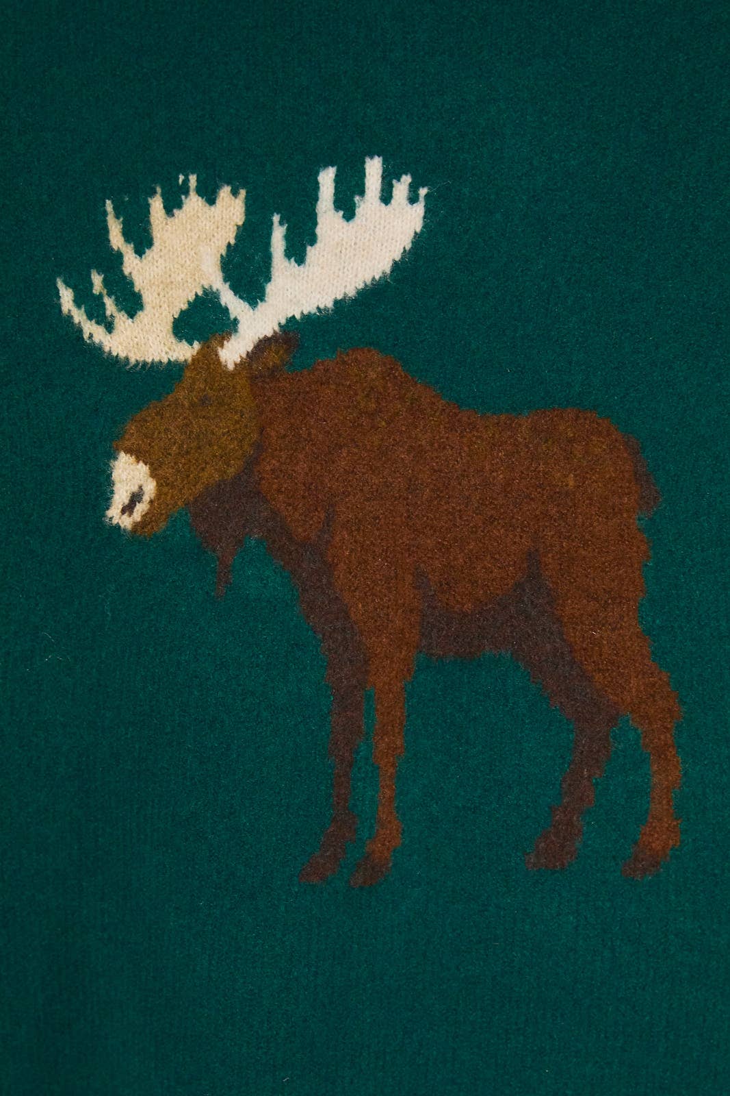 Sweater |Moose |Crew Neck |Oversized Knit Sweater