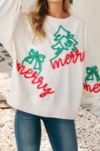 Corded Christmas Sweatshirt