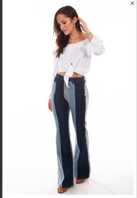 Ladies Jeans| stripe denim shades| Scully