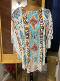 Ladies Shirt|sequin| Poncho Style