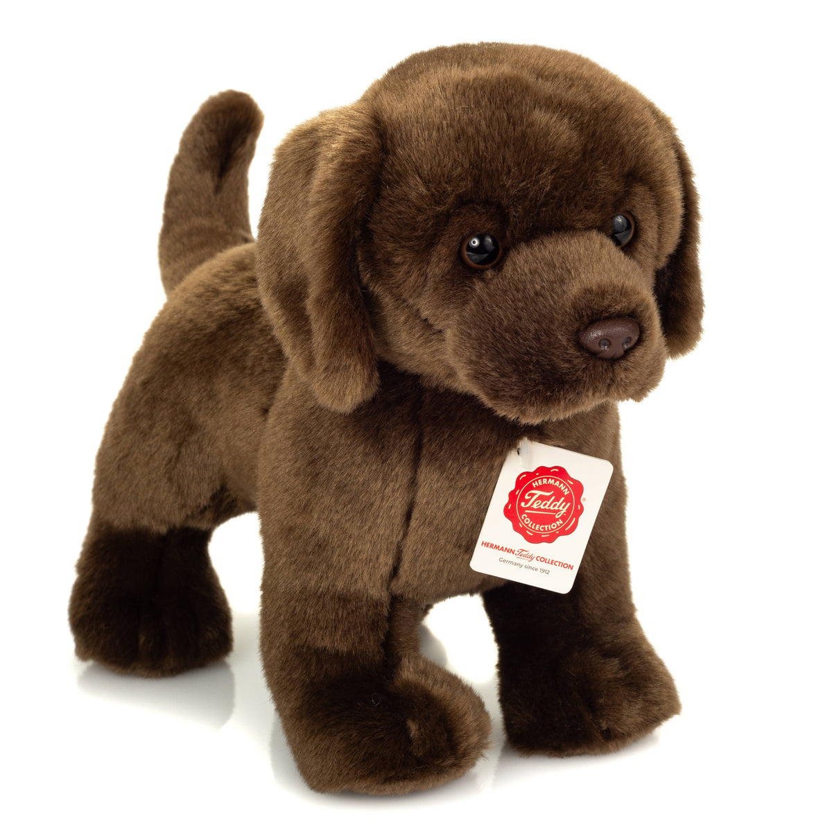 Teddy Hermann - Brown Labrador standing 30 cm - Plush toy - Stuffed animal