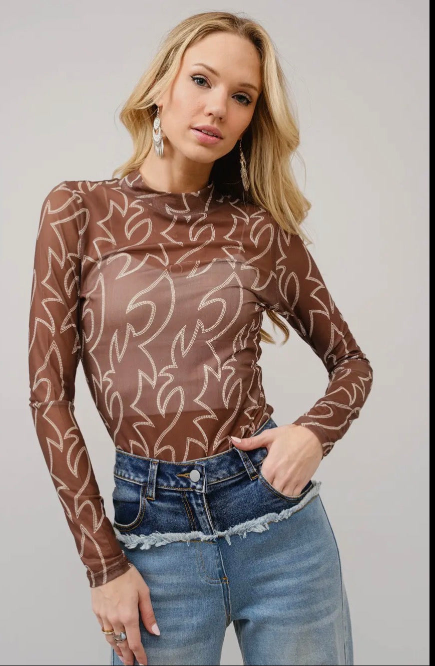 Mesh| layer | Top| Boot Stitch