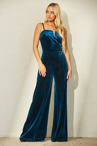 V-Trim | Velvet | Jumpsuit