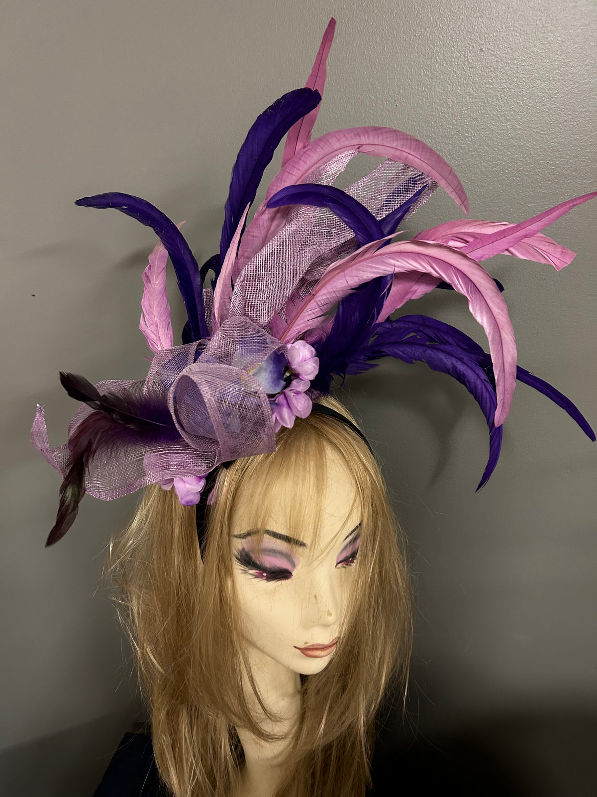 Fascinator | Headband | iris