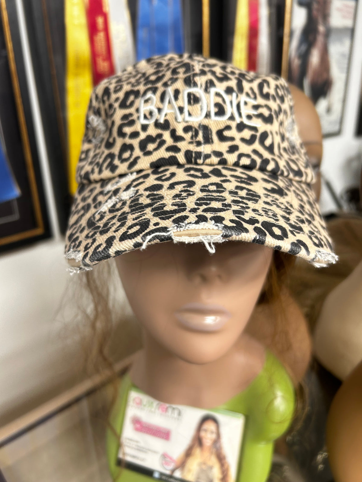 Ladies Ball Cap|Baddie | Leopard