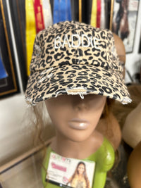 Ladies Ball Cap|Baddie | Leopard