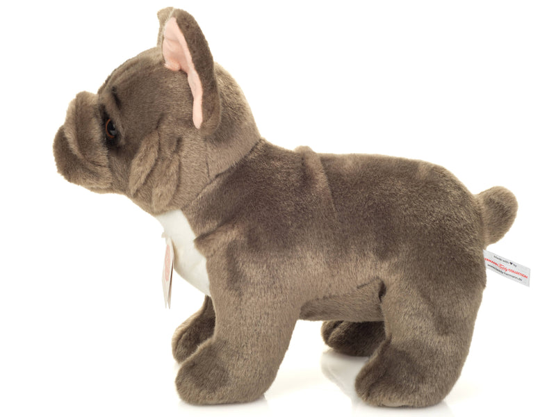 Teddy Hermann - French Bulldog gray 30 cm - Plush Toy - Stuffed Animal