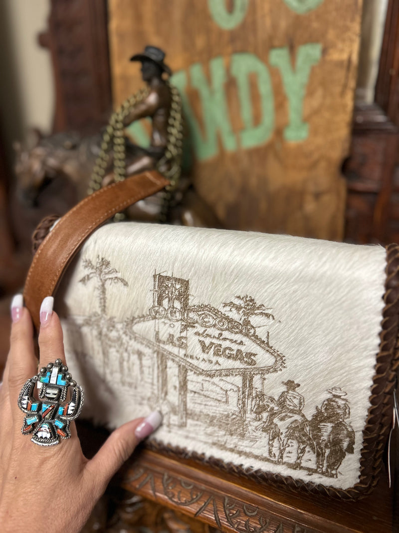 Cow Hide Purse| Las Vegas