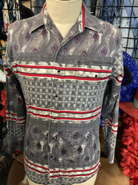 Vintage Western | Men’s |Wrangler| Grey