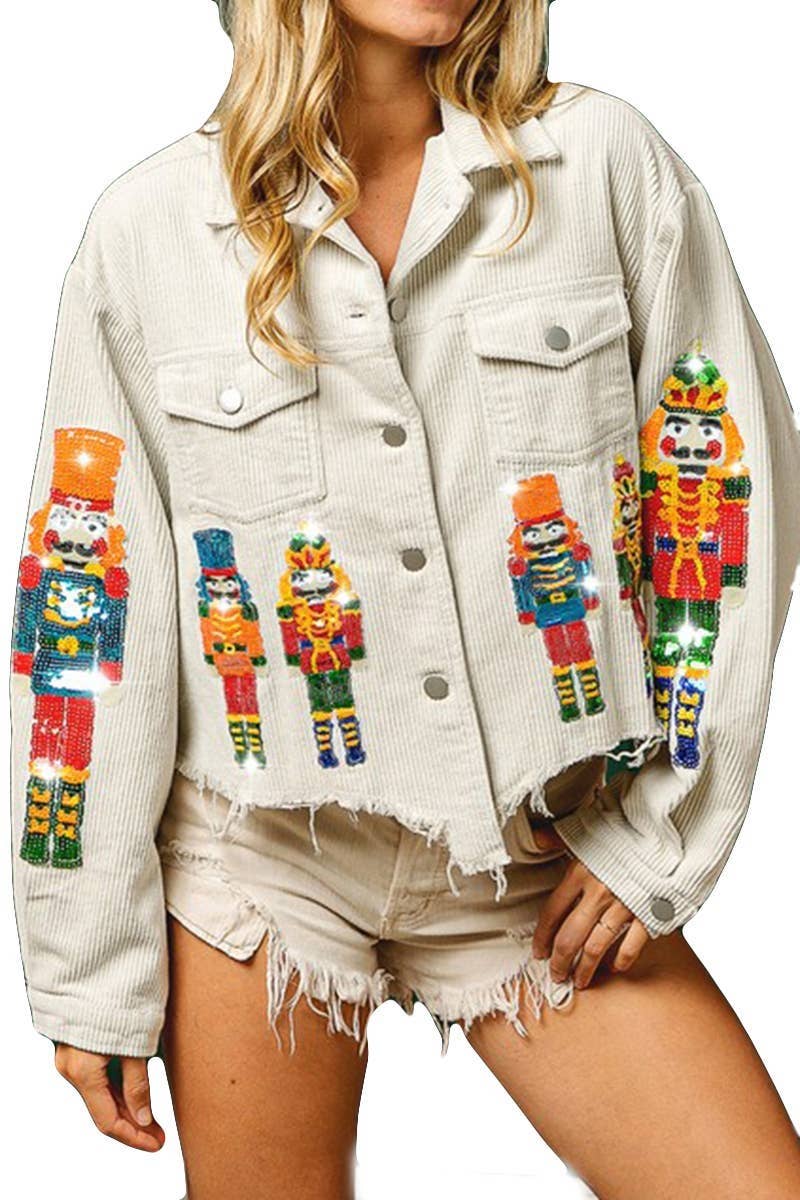 Nutcracker | Embroidered | Christmas | Jacket