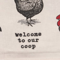 Tea Towel- Welcome To Our Coop