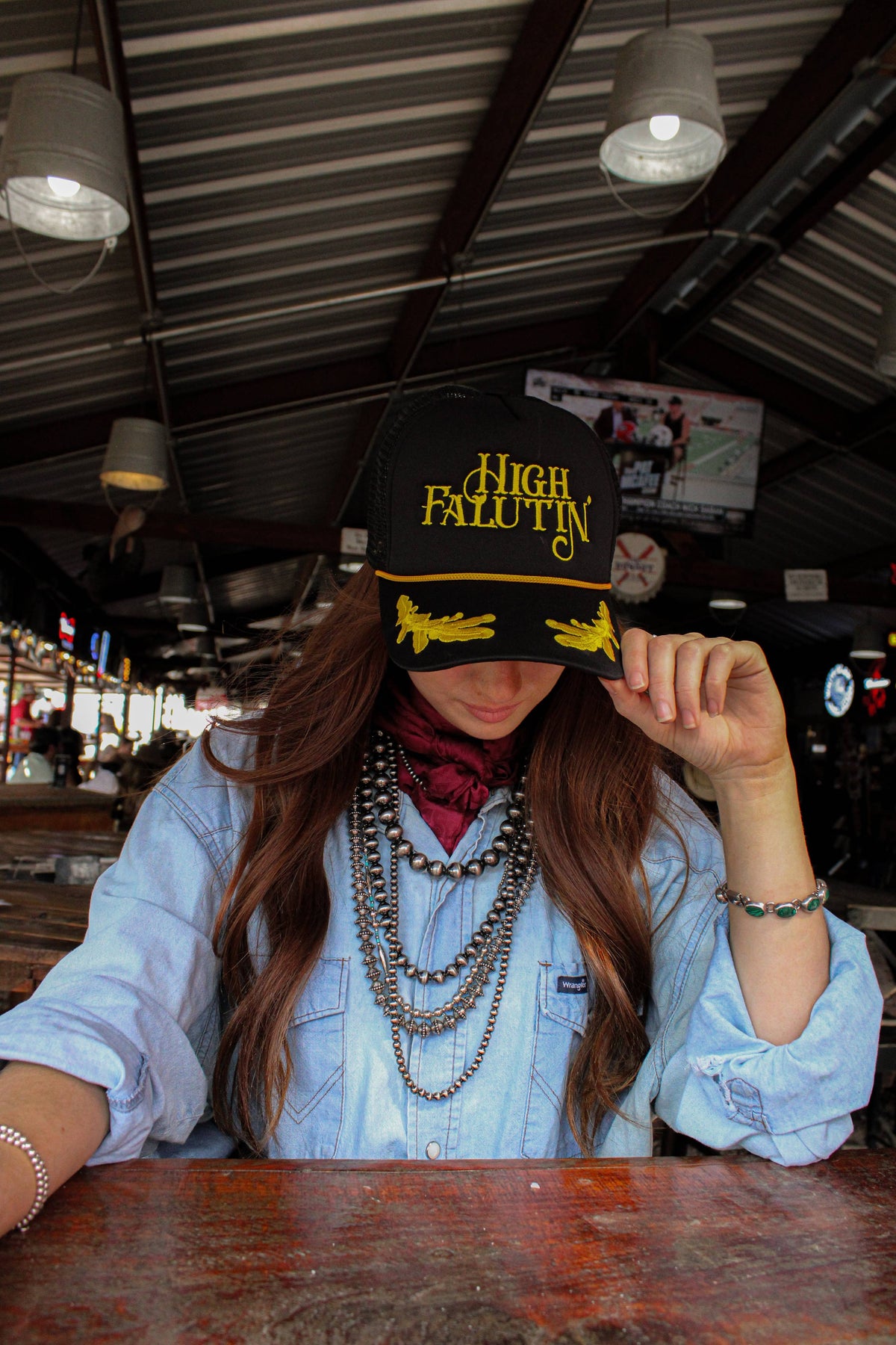 Trucker Hat- HIGH FALUTIN'