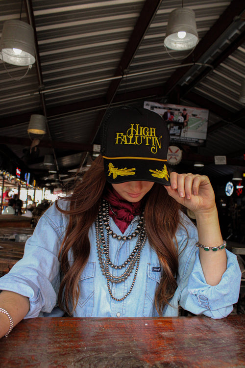 Trucker Hat- HIGH FALUTIN'