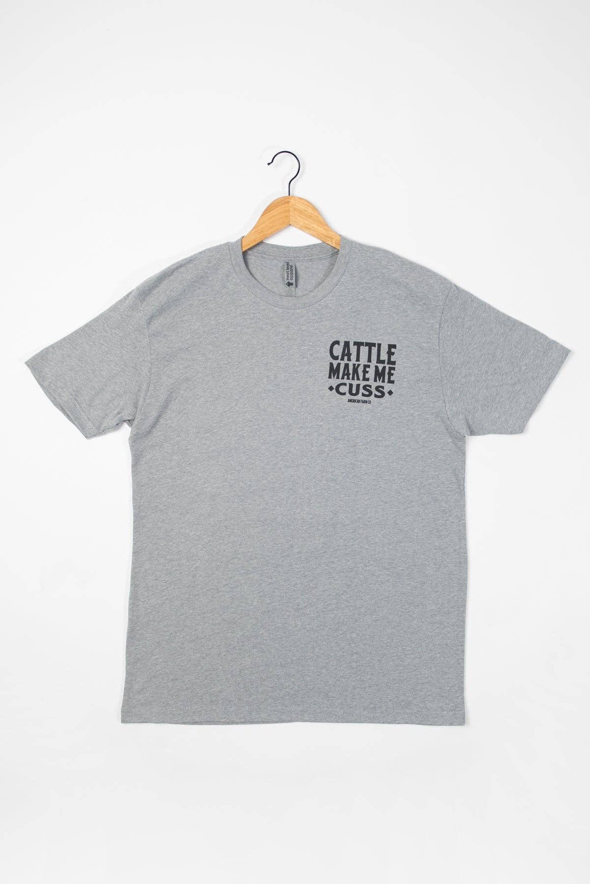 Mens | T-Shirt | Cattle Make Me Cuss