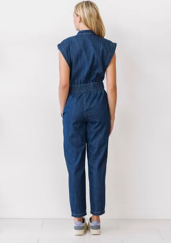 Elan Denim Jumpsuit